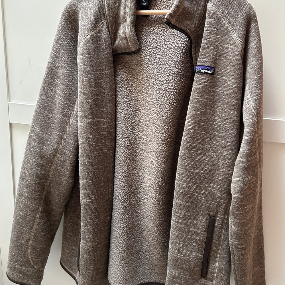 Patagonia Brown better sweater, full zip